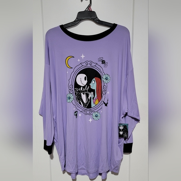 Disney Lavender Nightmare Before Christmas Nightgown - Picture 1 of 6